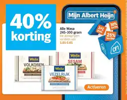 Albert Heijn Alle Wasa aanbieding