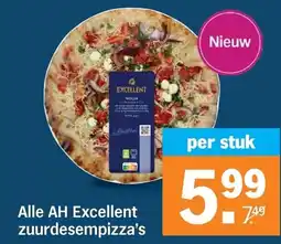 Albert Heijn Alle AH Excellent zuurdesempizza's aanbieding