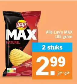 Albert Heijn Alle Lay's MAX aanbieding