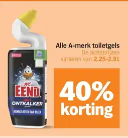 Albert Heijn Alle A-merk toiletgels aanbieding