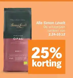 Albert Heijn Alle Simon Lévèlt aanbieding