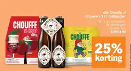 Albert Heijn Alle Chouffe of Brouwerij 't IJ multipacks aanbieding