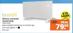 Albert Heijn hombli Slimme Convectie Verwarming aanbieding