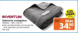 Albert Heijn Inventum Elektrische Omslagdeken aanbieding