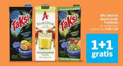 Albert Heijn Alle Taksi en Appelsientje FruitDrink aanbieding