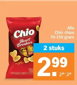 Albert Heijn Alle Chio chips 70-150 gram aanbieding