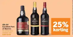 Albert Heijn Alle AH Excellent Port of Warre's aanbieding