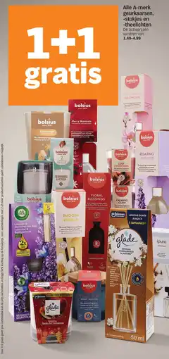 Albert Heijn Alle A-merk geurkaarsen, -stokjes en -theelichten aanbieding
