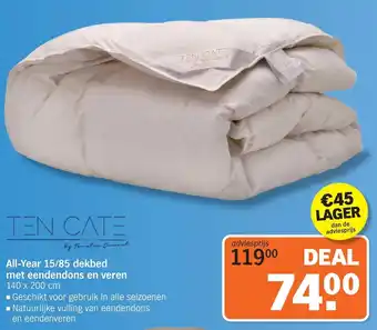 Ten Cate All-Year 15/85 Dekbed met Eendendons en Veren