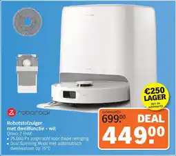 Albert Heijn Roborock Robotstofzuiger met Dweilfunctie - Wit aanbieding