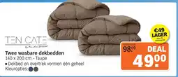 Albert Heijn Ten Cate Twee Wasbare Dekbedden aanbieding