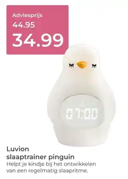 Prenatal Luvion slaaptrainer pinguin aanbieding