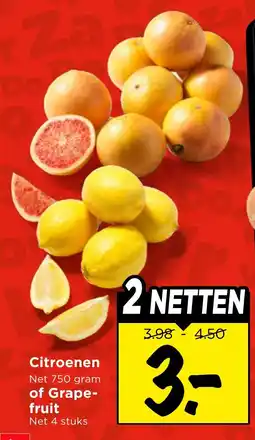 Vomar Voordeelmarkt Citroenen of Grapefruit aanbieding