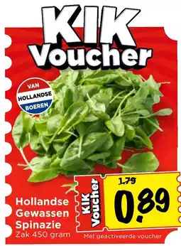 Vomar Voordeelmarkt Hollandse Gewassen Spinazie aanbieding