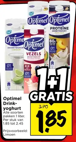 Vomar Voordeelmarkt Optimel Drink-yoghurt aanbieding