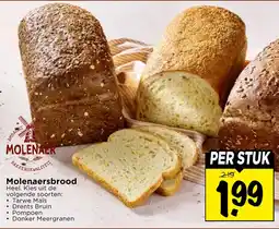 Vomar Voordeelmarkt Molenaersbrood aanbieding