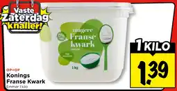 Vomar Voordeelmarkt Konings Franse Kwark aanbieding