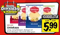 Vomar Voordeelmarkt Uniekaas aanbieding
