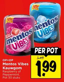 Vomar Voordeelmarkt Mentos Vibes Kauwgom aanbieding