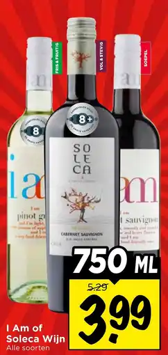 Vomar Voordeelmarkt Alle I Am of Soleca Wijn aanbieding