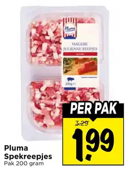 Vomar Voordeelmarkt Pluma Spekreepjes aanbieding