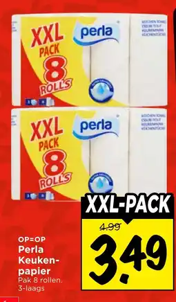 Vomar Voordeelmarkt Perla Keukenpapier aanbieding