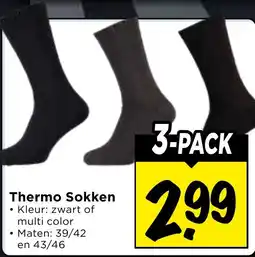 Vomar Voordeelmarkt Thermo Sokken aanbieding
