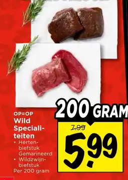Vomar Voordeelmarkt Wild Specialiteiten aanbieding