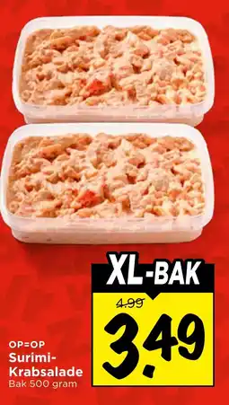 Vomar Voordeelmarkt Surimi-Krabsalade aanbieding