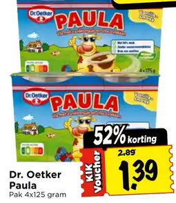 Vomar Voordeelmarkt Dr. Oetker Paula aanbieding