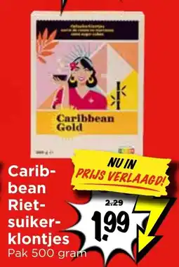 Vomar Voordeelmarkt Caribbean Riet-suikerklontjes aanbieding