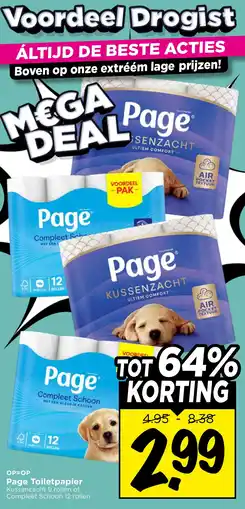 Vomar Voordeelmarkt Page Toiletpapier aanbieding