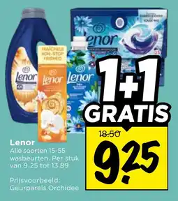 Vomar Voordeelmarkt Alle Lenor wasbeurten aanbieding
