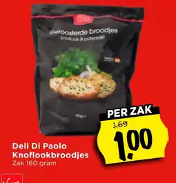 Vomar Voordeelmarkt Deli Di Paolo Knoflookbroodjes aanbieding