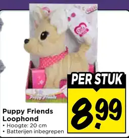 Vomar Voordeelmarkt Puppy Friends Loophond aanbieding
