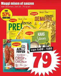 Dirk Maggi mixen of sauzen aanbieding