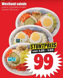 Dirk Westland salade aanbieding