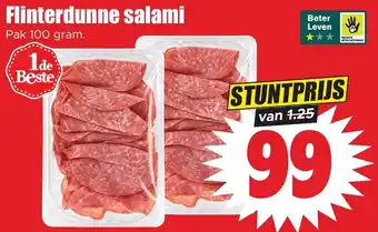 Flinterdunne salami