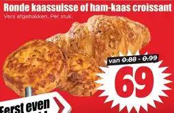 Dirk Ronde kaassuisse of ham-kaas croissant aanbieding