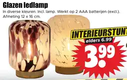 Dirk Glazen ledlamp aanbieding
