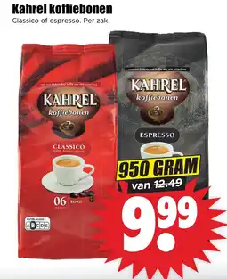 Dirk Kahrel koffiebonen aanbieding