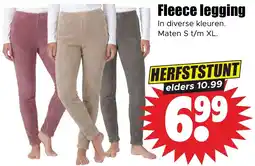 Dirk Fleece legging aanbieding