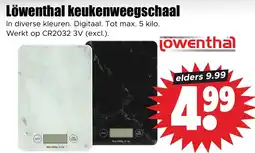 Dirk Löwenthal keukenweegschaal aanbieding