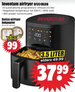 Dirk Inventum airfryer GF351HLDB aanbieding