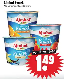 Dirk Almhof kwark aanbieding