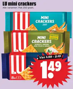 Dirk LU mini crackers aanbieding