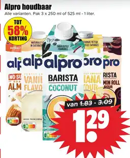 Dirk Alpro houdbaar aanbieding