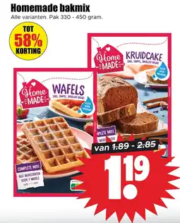 Dirk Homemade bakmix aanbieding