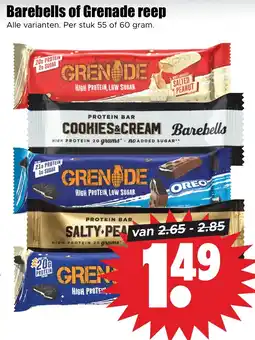Dirk Barebells of Grenade reep aanbieding