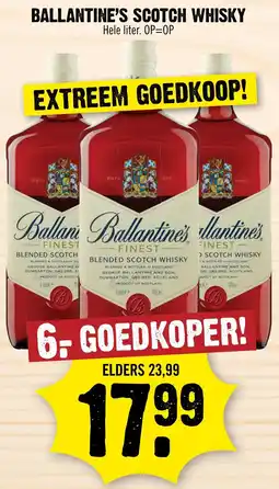 Dirk Ballantine's Scotch Whisky aanbieding
